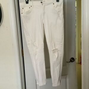 Levi's Women's Cream Skinny Jeans